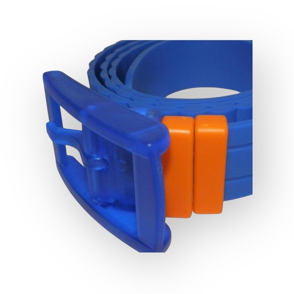 new Luvs H2O 𓆉 Scuba Diver’s Waterproof Flexible Dive Belt 𓆉 Blue + Orange 𓆉 - Picture 2 of 16